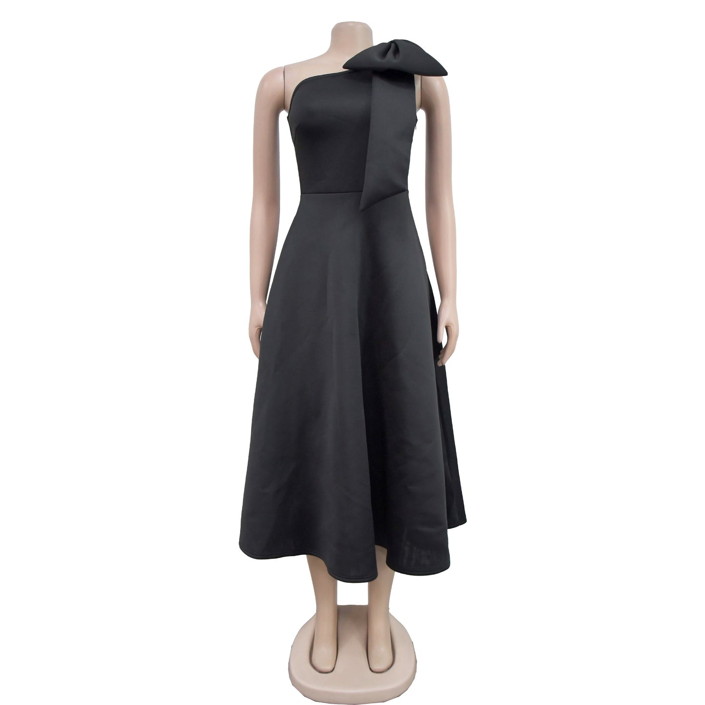 MALYBGG Fashion Women's Solid Color Sexy Evening Dress 7011LY