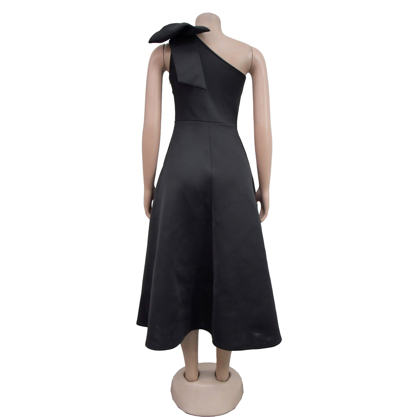 MALYBGG Fashion Women's Solid Color Sexy Evening Dress 7011LY
