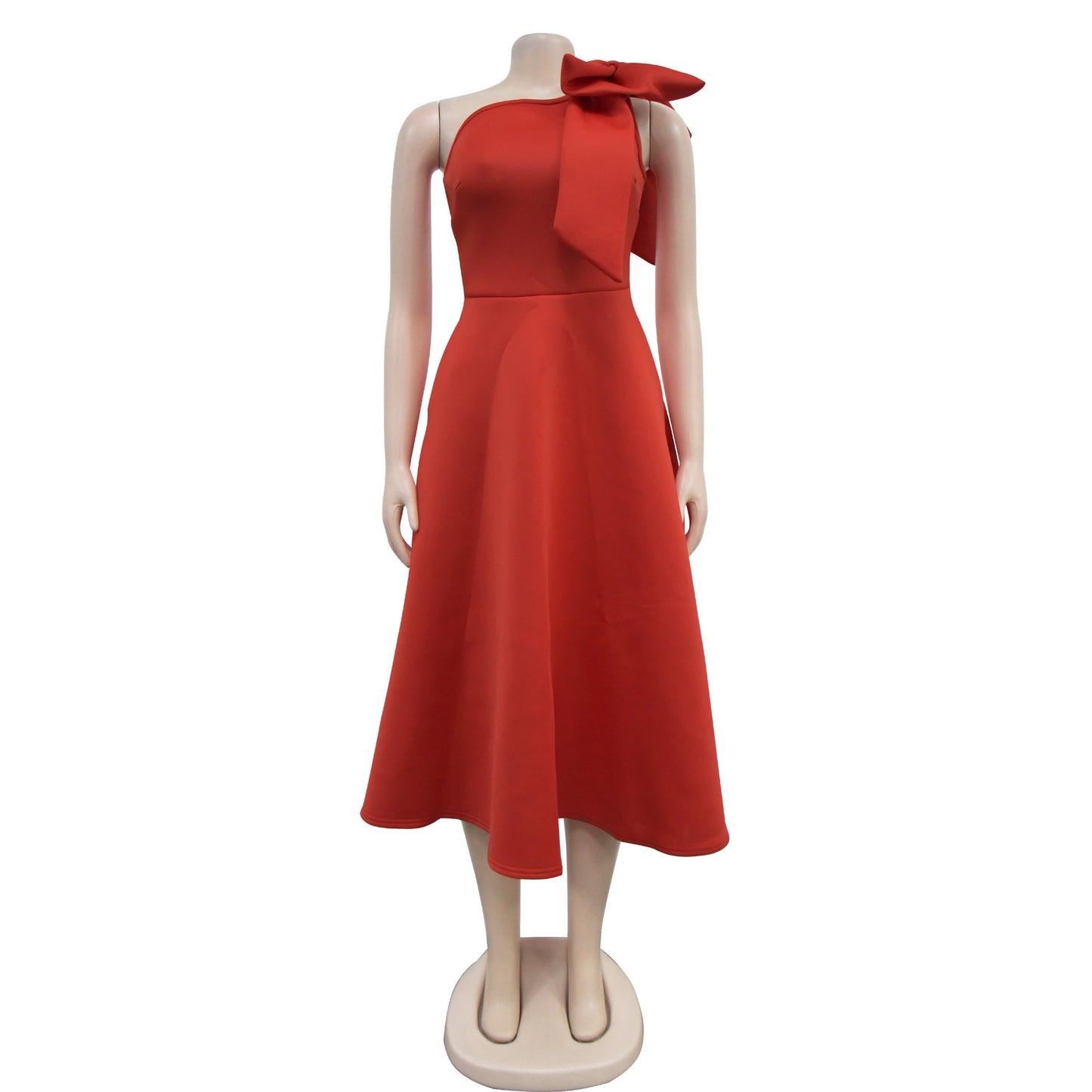 MALYBGG Fashion Women's Solid Color Sexy Evening Dress 7011LY