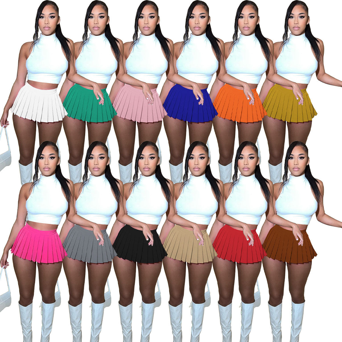 MALYBGG fashion-high-waisted-pleated-mini-skirt-1347ly-copy