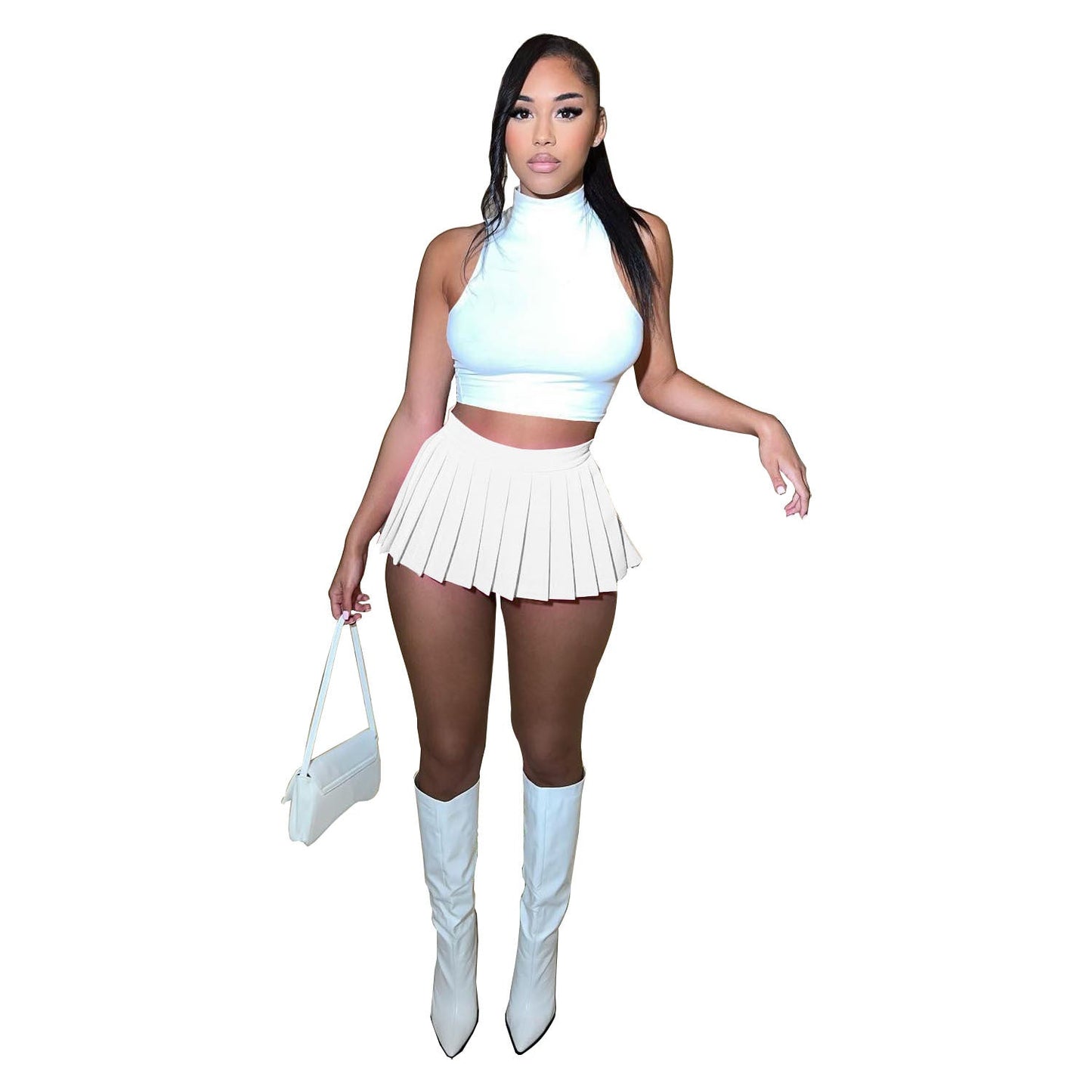 MALYBGG fashion-high-waisted-pleated-mini-skirt-1347ly-copy