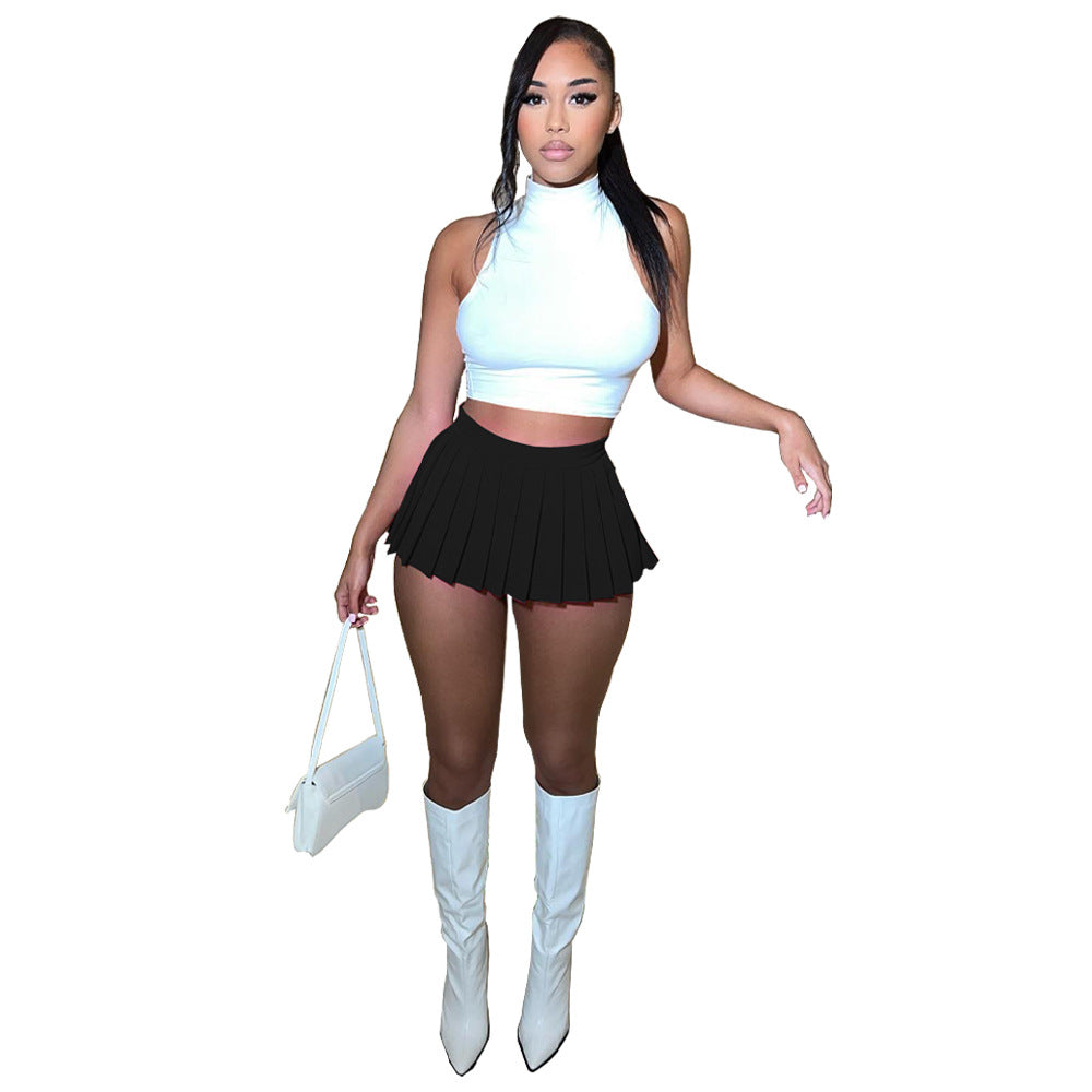 MALYBGG fashion-high-waisted-pleated-mini-skirt-1347ly-copy