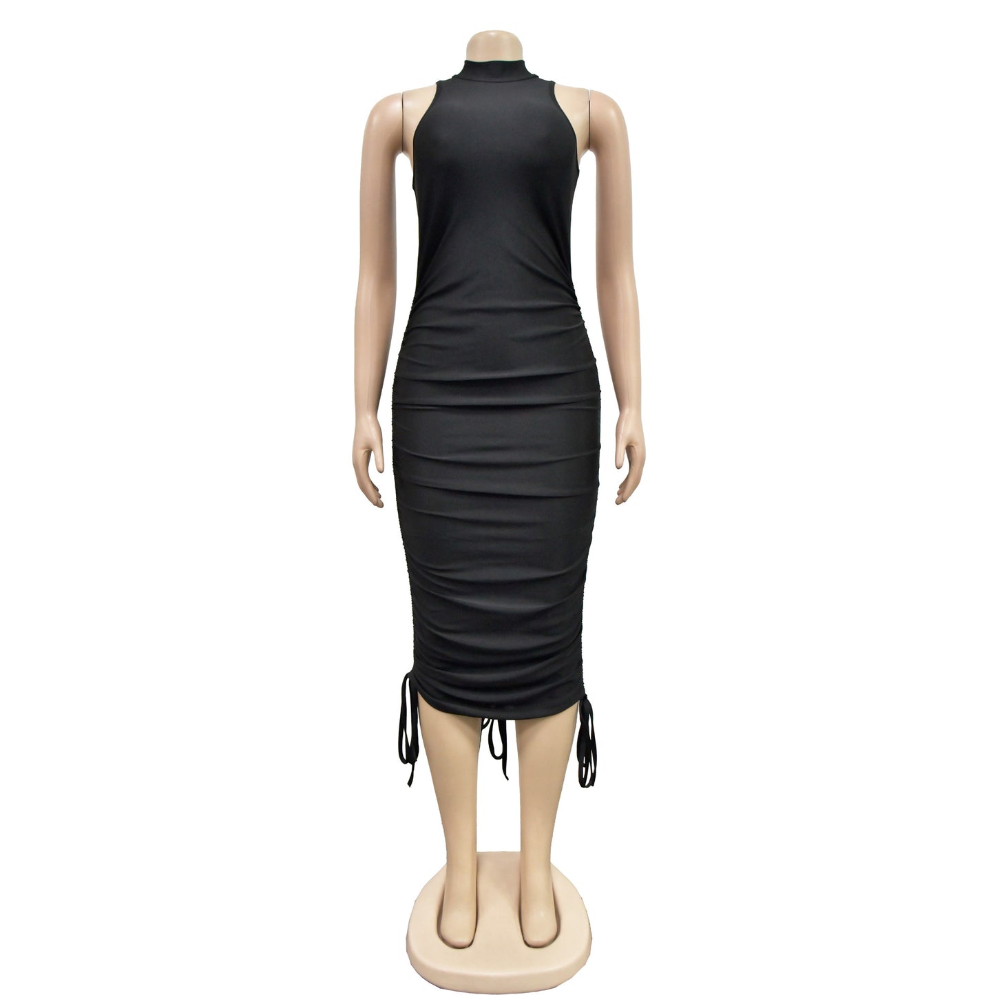MALYBGG Sleeveless Backless Long Dress 6843LY