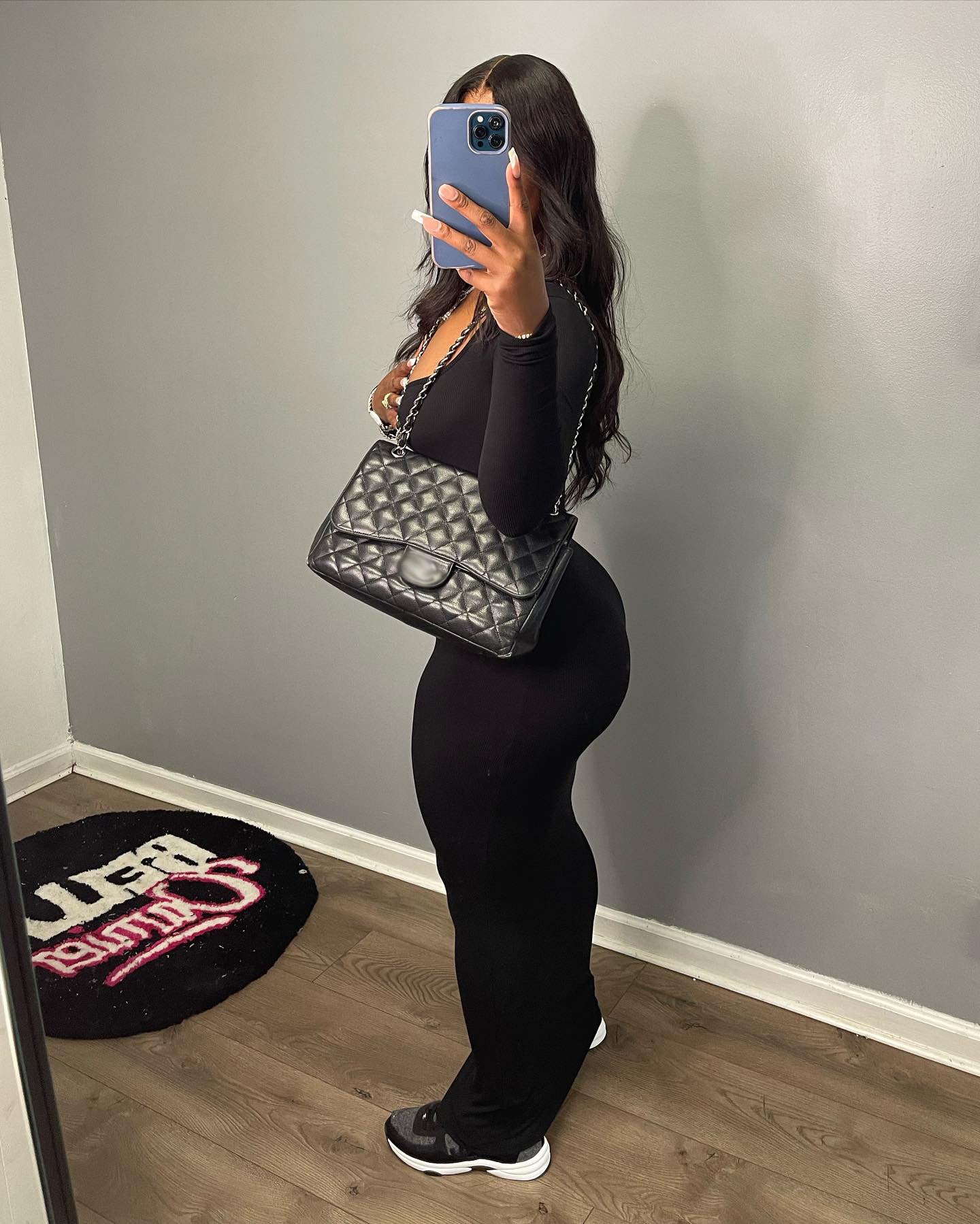 MALYBGG Stretchy Long Low-Cut Dress 5337LY