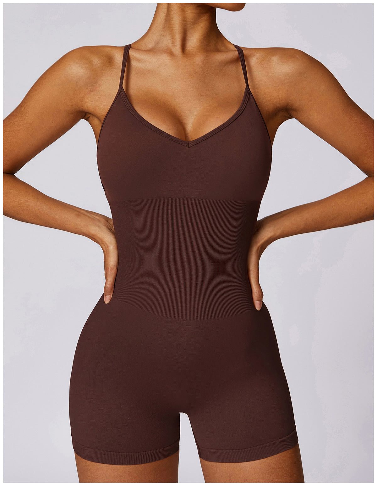 MALYBGG Seamless Yoga Romper for Women 7384LY