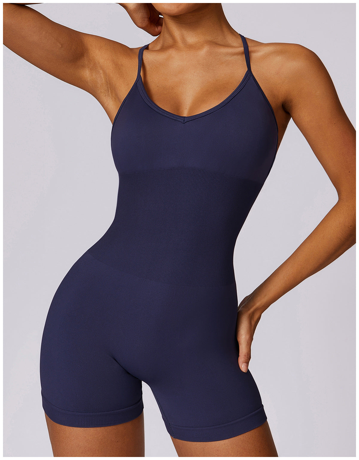 MALYBGG Seamless Yoga Romper for Women 7384LY