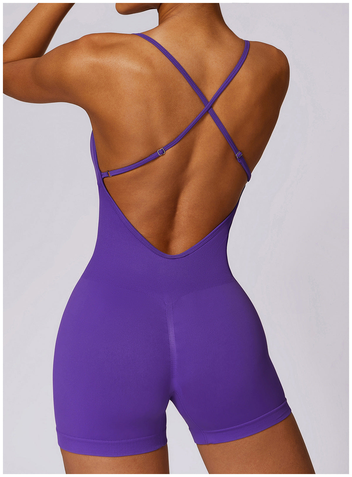 MALYBGG Seamless Yoga Romper for Women 7384LY