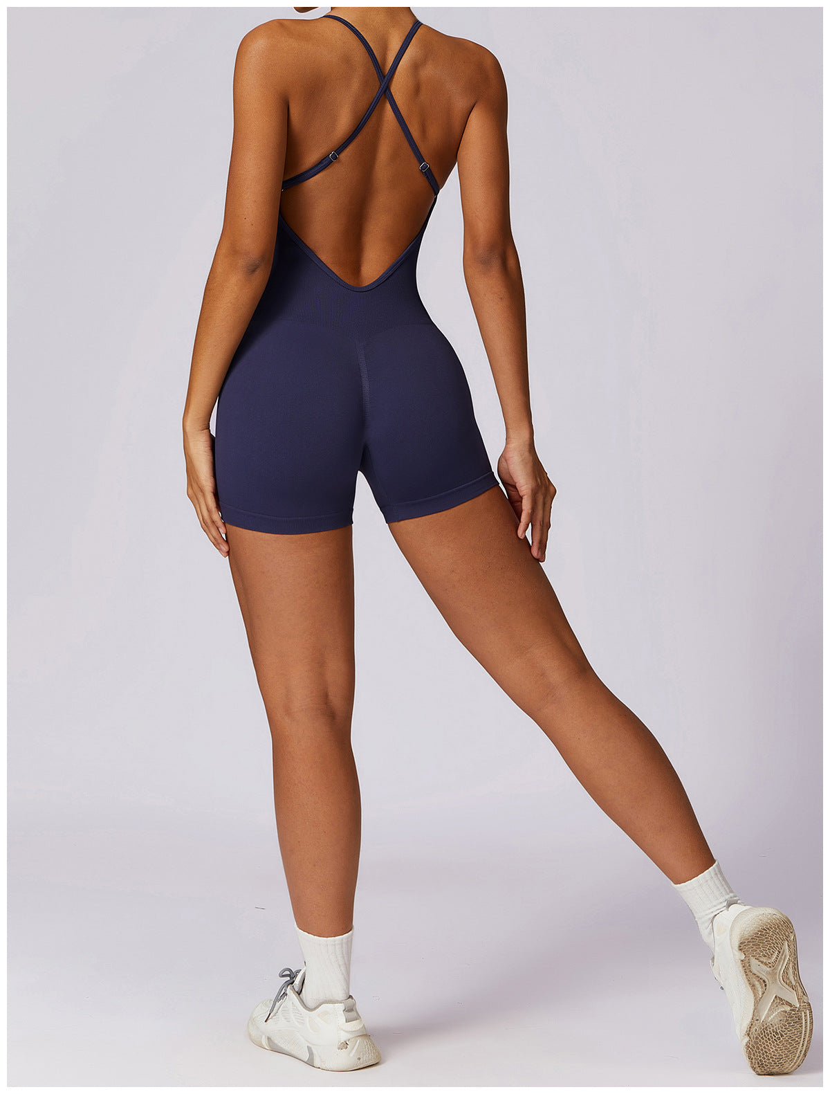 MALYBGG Seamless Yoga Romper for Women 7384LY