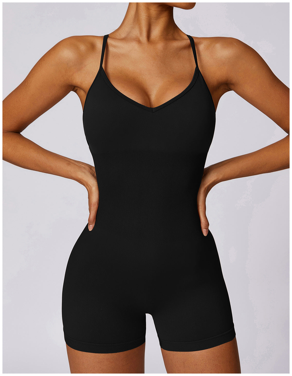 MALYBGG Seamless Yoga Romper for Women 7384LY